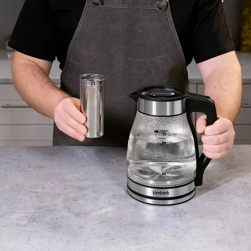 Чайник со съемным заварником TIMBERK T-EK27G02, 1,5 л