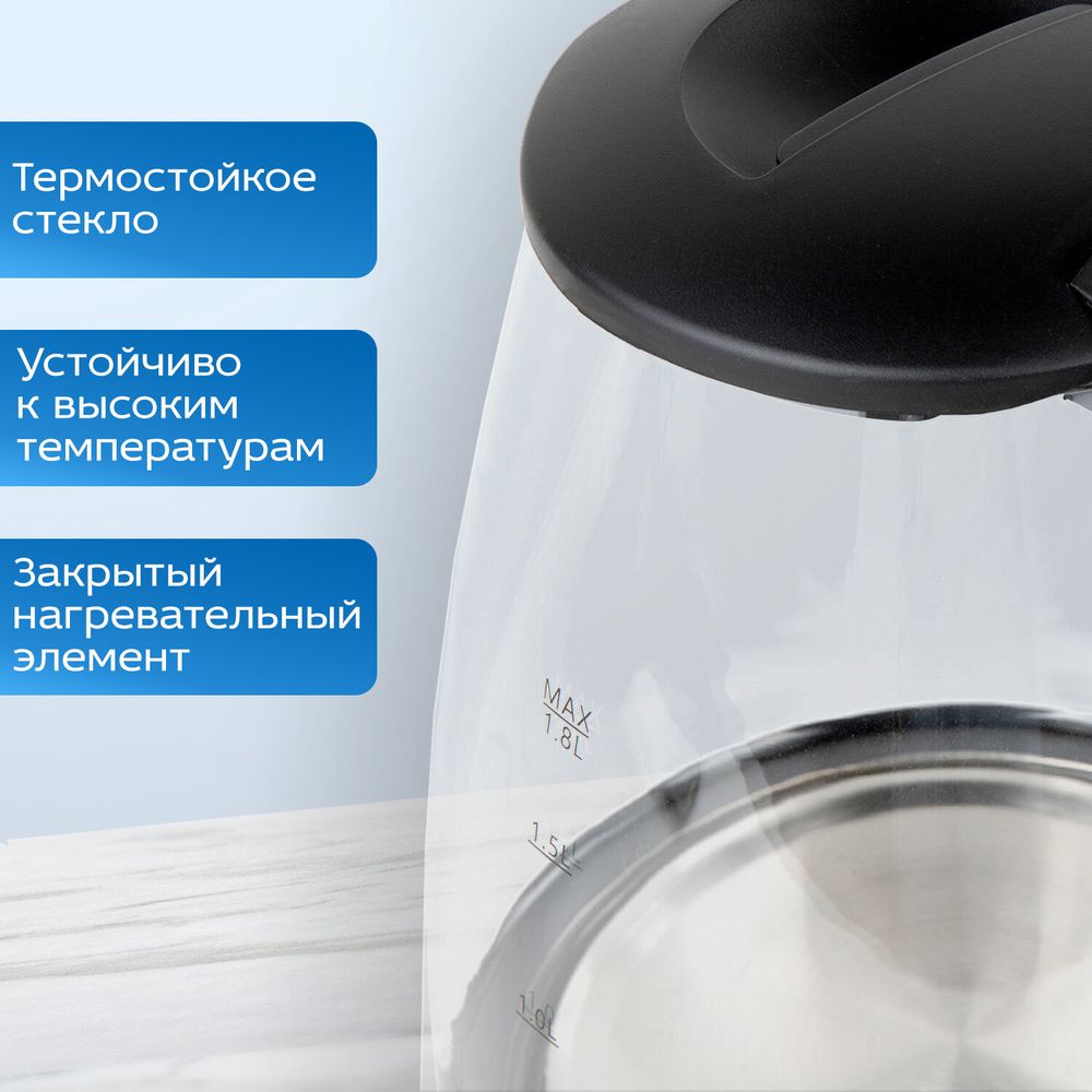 Чайник электрический CROMEX KT-308, 1,8 л