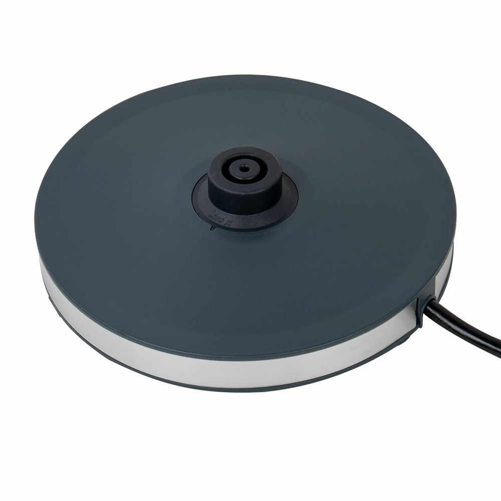 Чайник электрический с двойными стенками SONNEN KT-8718B, 1,7 л, 2200 Вт, графитовый