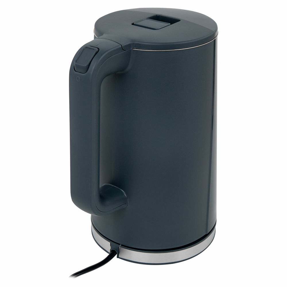 Чайник электрический с двойными стенками SONNEN KT-8718B, 1,7 л, 2200 Вт, графитовый