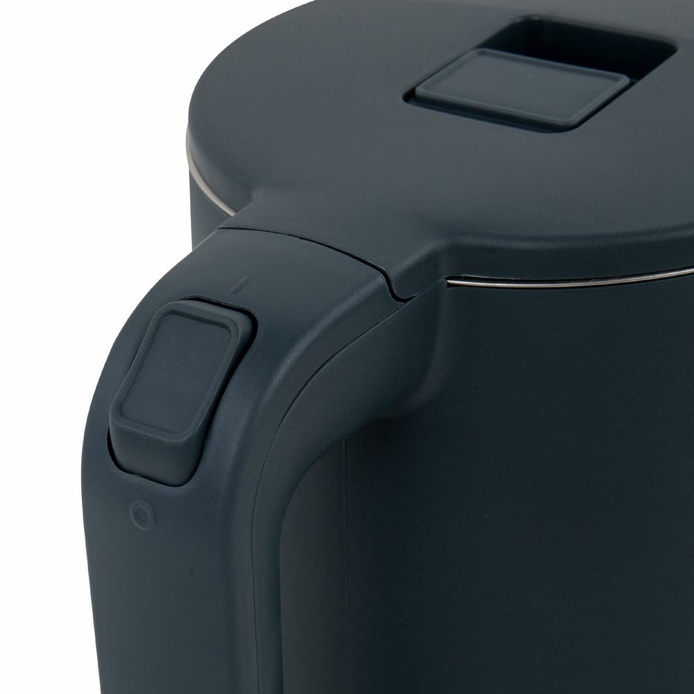 Чайник электрический с двойными стенками SONNEN KT-8718B, 1,7 л, 2200 Вт, графитовый