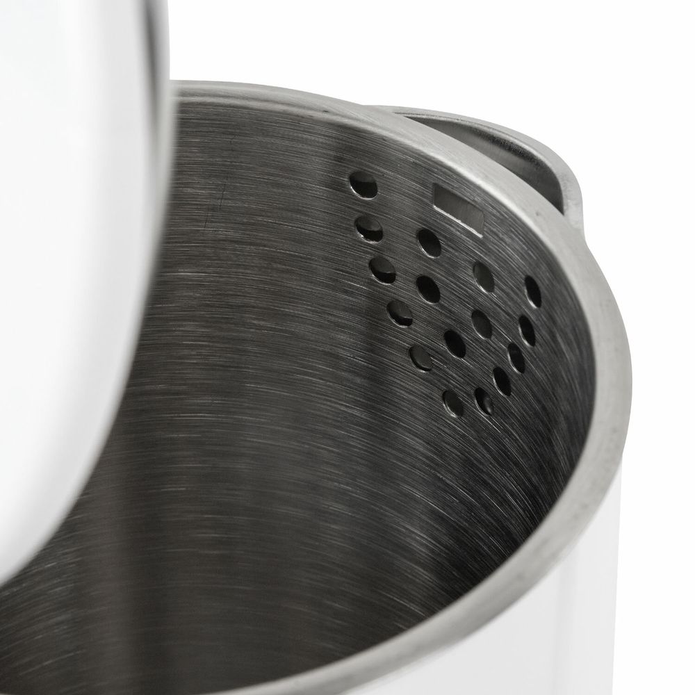 Чайник электрический с двойными стенками SONNEN KT-8718W, 1,7 л, 2200 Вт, белый