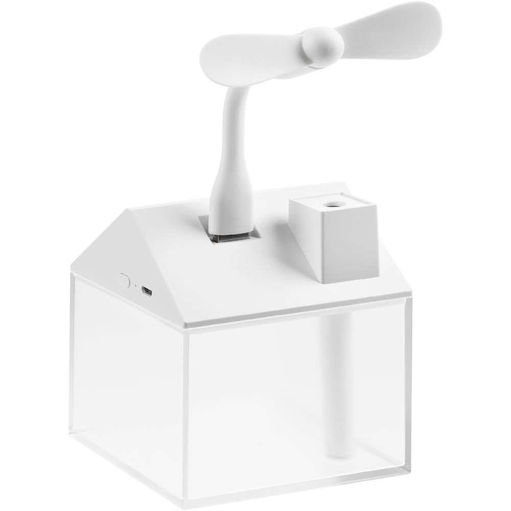 Настольный увлажнитель Arioso с вентилятором и лампой белый