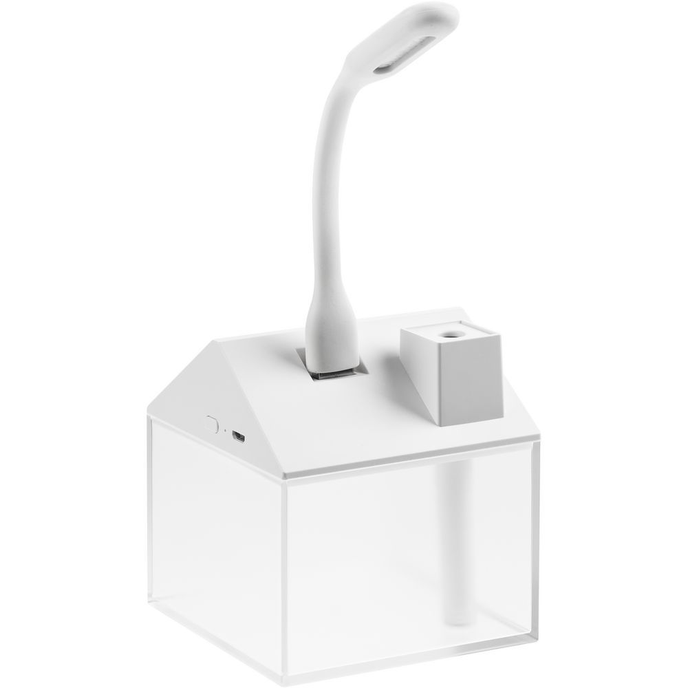 Настольный увлажнитель Arioso с вентилятором и лампой белый