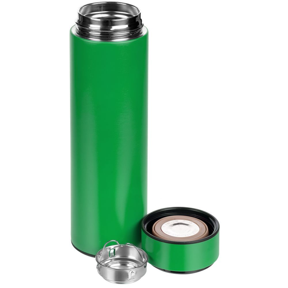 Смарт-бутылка с заменяемой батарейкой Long Therm зеленая