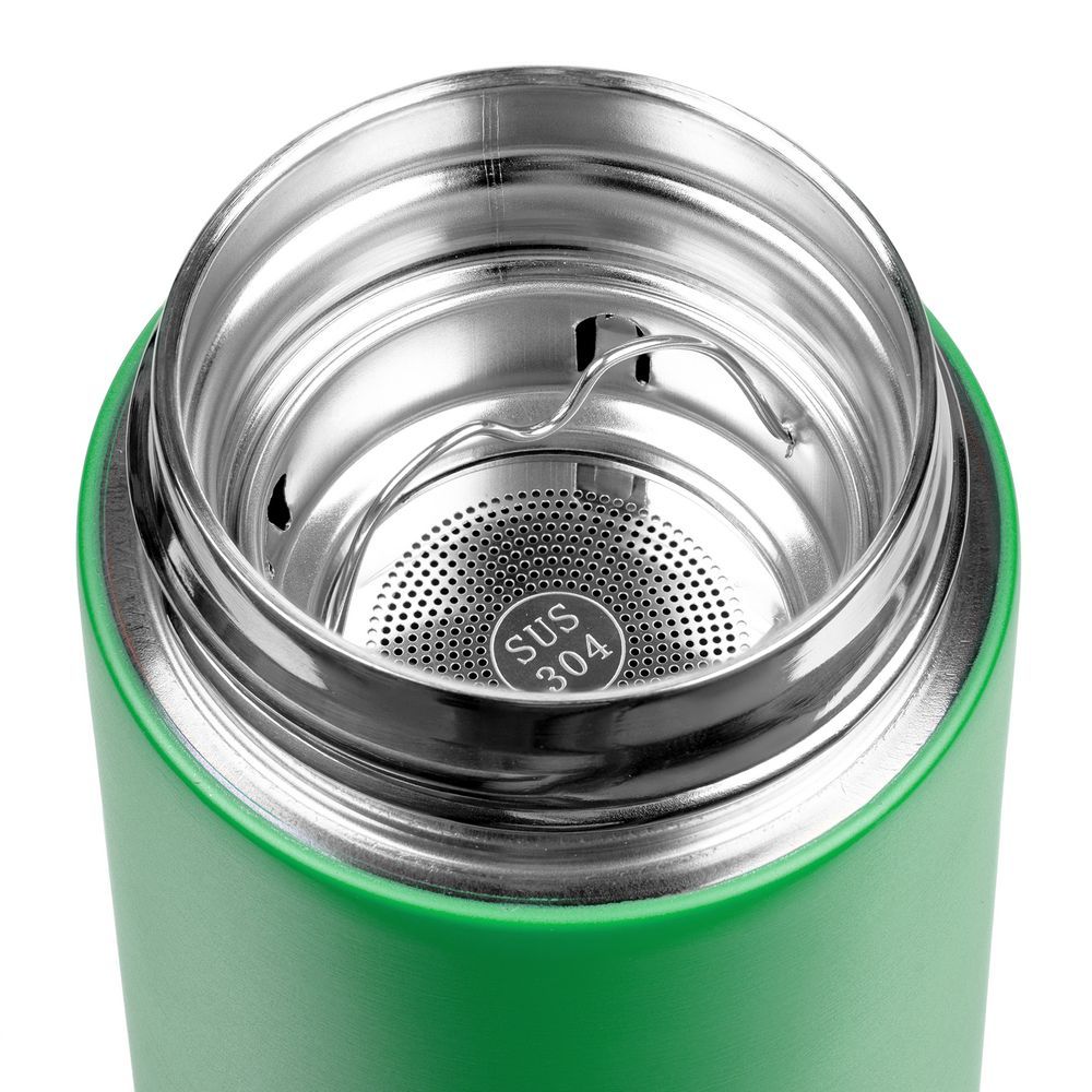 Смарт-бутылка с заменяемой батарейкой Long Therm зеленая