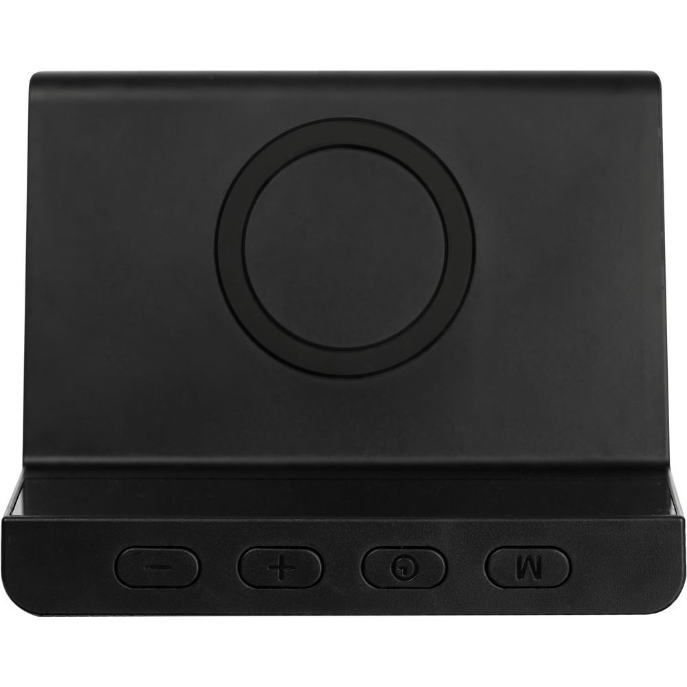 Станция беспроводной зарядки с часами Electron ver. 2 черная