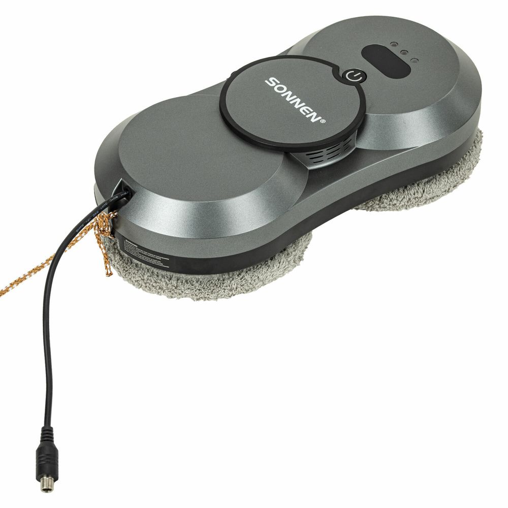 Робот-мойщик окон с автораспылением SONNEN Tech RWC-123 SPRAY, датчик от падения, 26 салфеток, пульт ДУ