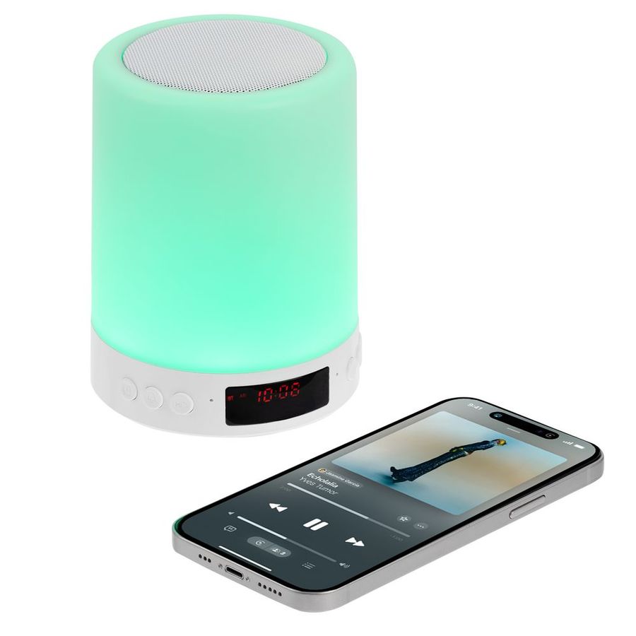 Мультимедийная станция с подсветкой glowShow белая