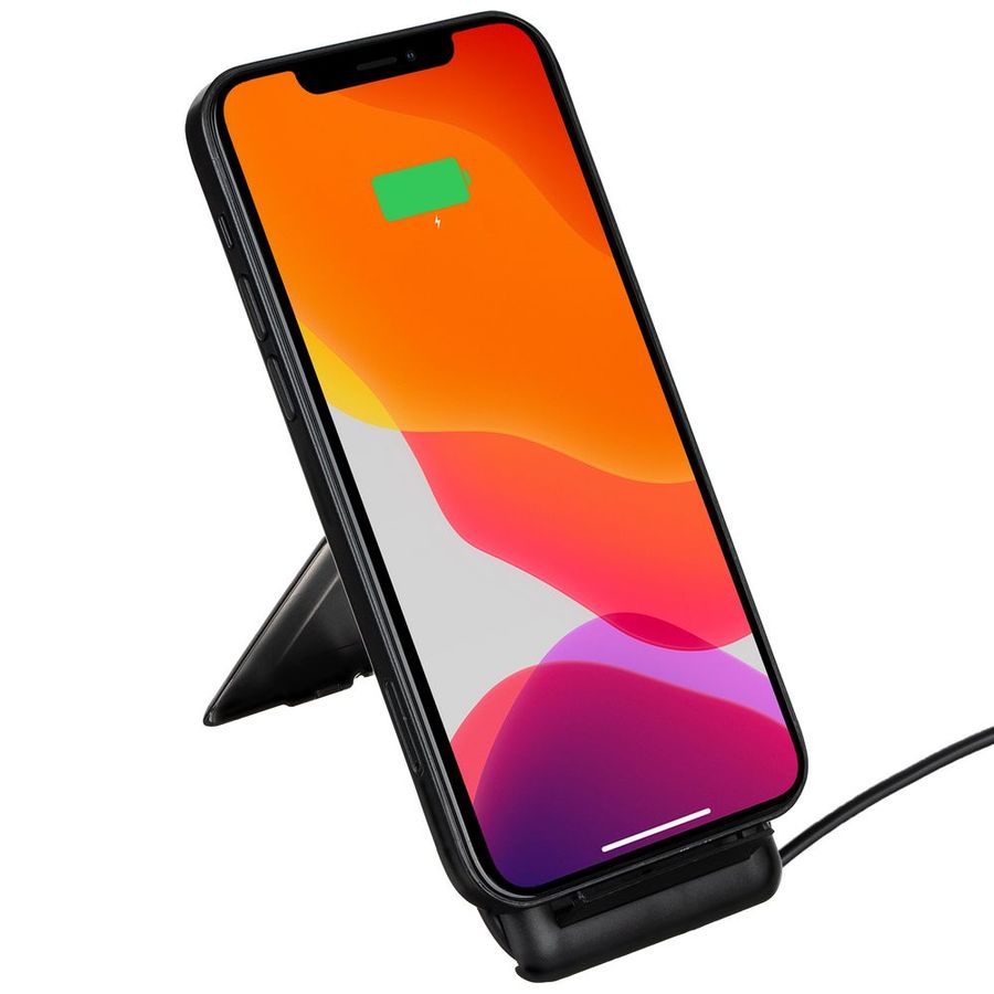 Органайзер с беспроводной зарядкой и набором адаптеров Octopod черный