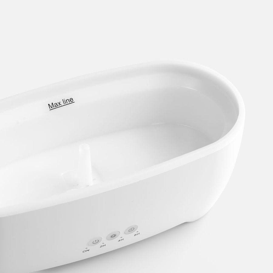 Увлажнитель-ароматизатор Steam Spin белый с серым