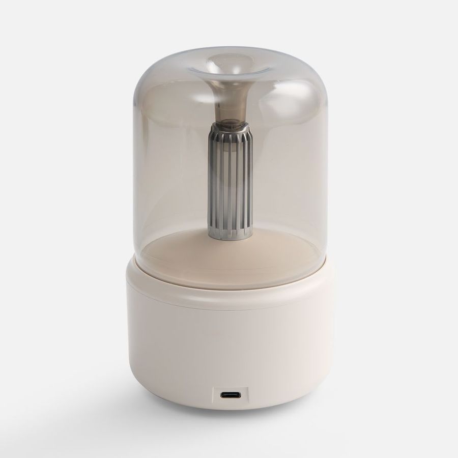 Увлажнитель-ароматизатор с подсветкой mistFlicker молочно-белый