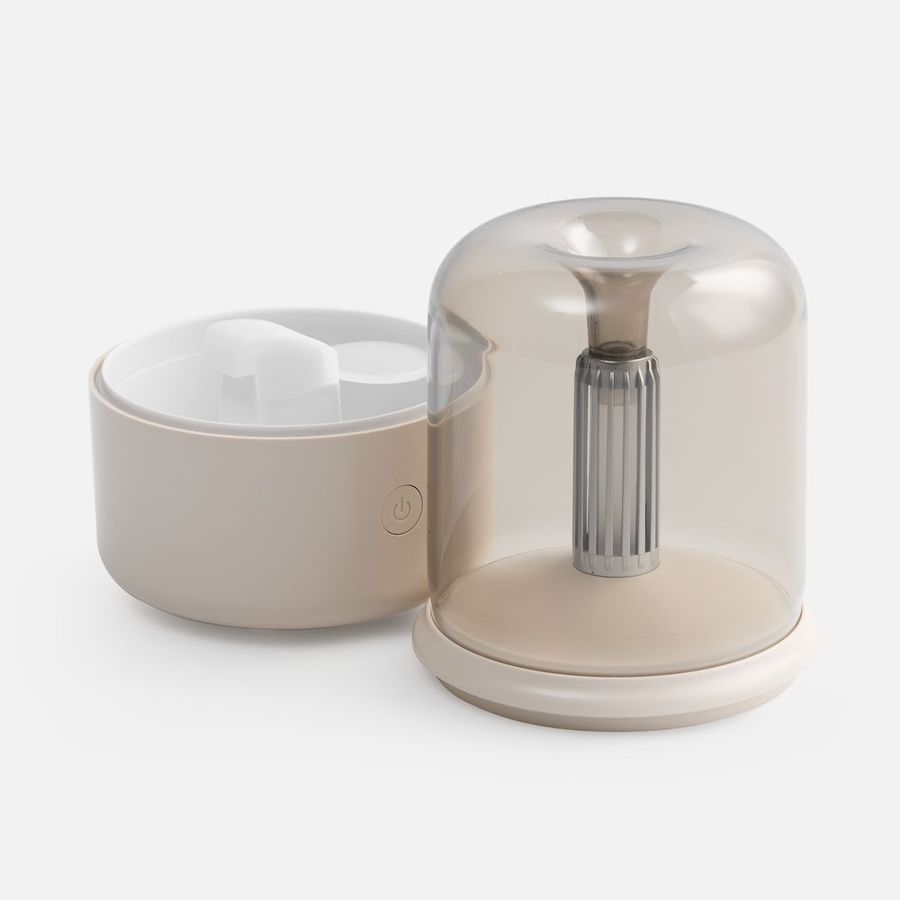 Увлажнитель-ароматизатор с подсветкой mistFlicker молочно-белый