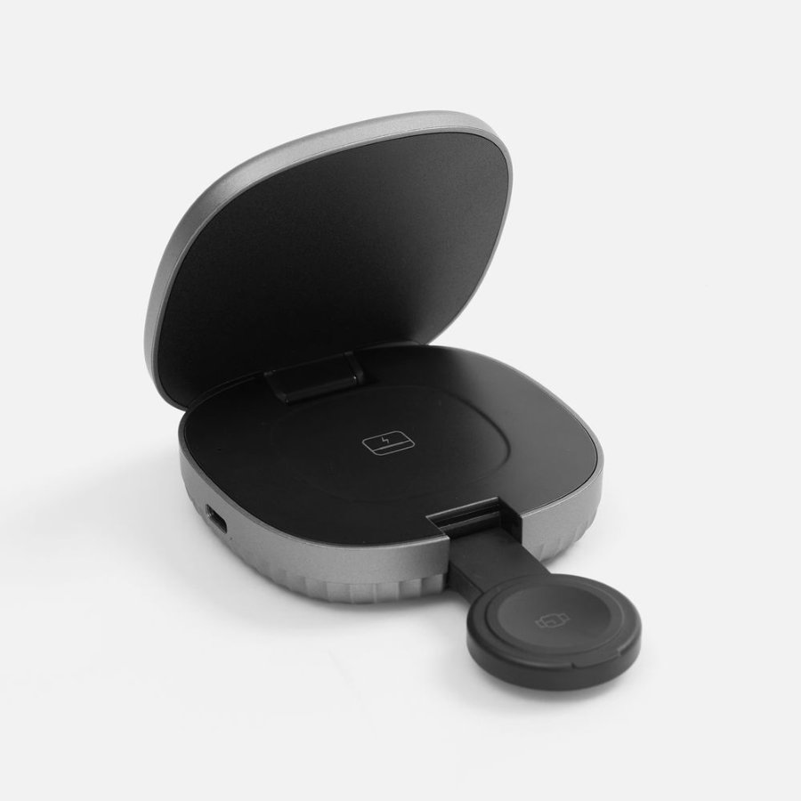 Складная станция беспроводной зарядки flowPad серая