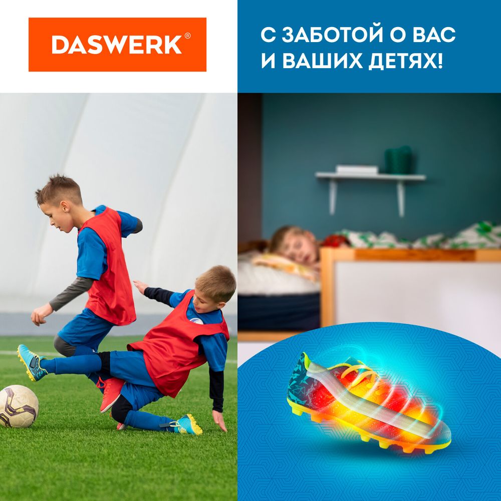 Сушилка для обуви электрическая с таймером, USB-разъём, сушка для обуви, 9 Вт, DASWERK