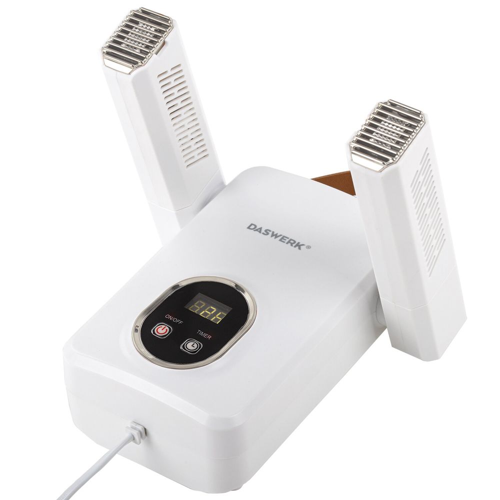 Сушилка для обуви, варежек, перчаток, складная, с подсветкой и таймером, 110 Вт, DASWERK NANO 