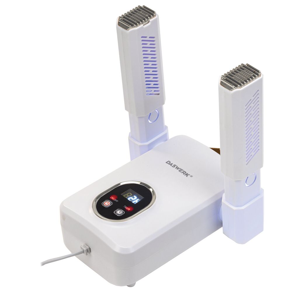 Сушилка для обуви, варежек, перчаток, складная, с подсветкой и таймером, 110 Вт, DASWERK NANO 