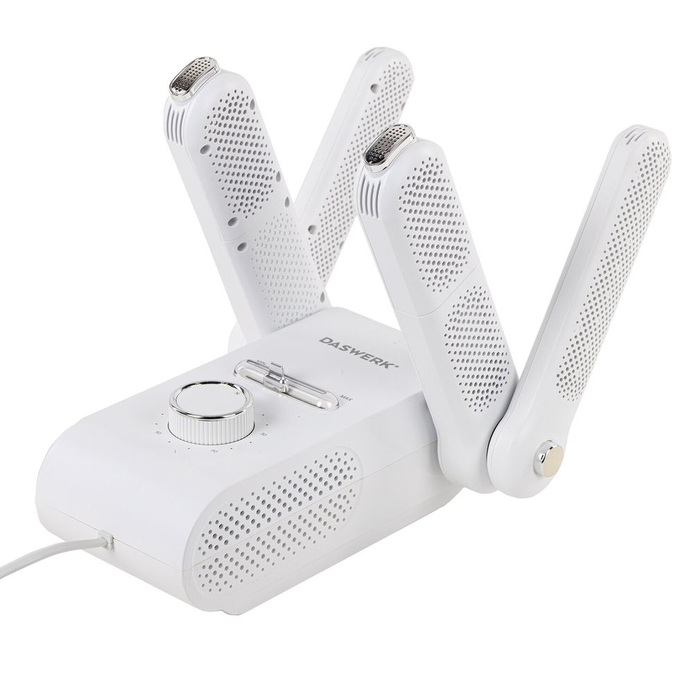 Сушилка для обуви, варежек, перчаток, складная, с подсветкой и таймером, 200 Вт, DASWERK MAXI 