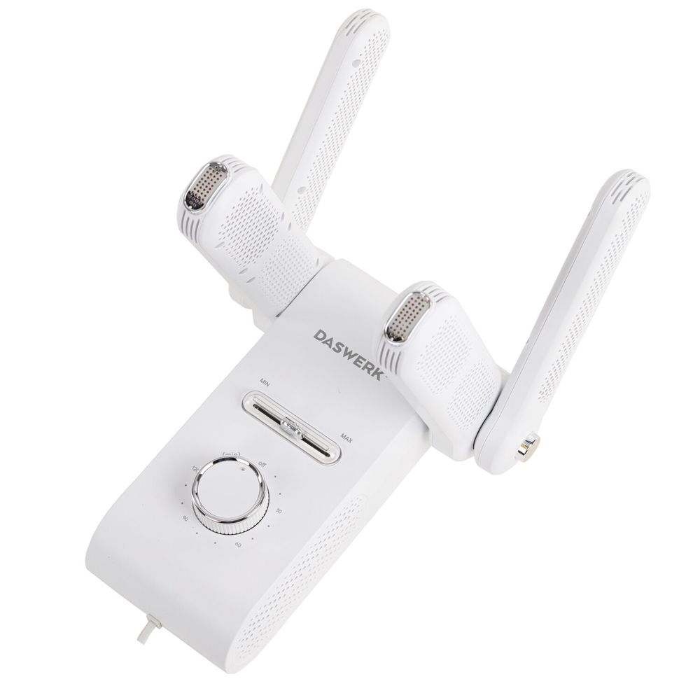 Сушилка для обуви, варежек, перчаток, складная, с подсветкой и таймером, 200 Вт, DASWERK MAXI 