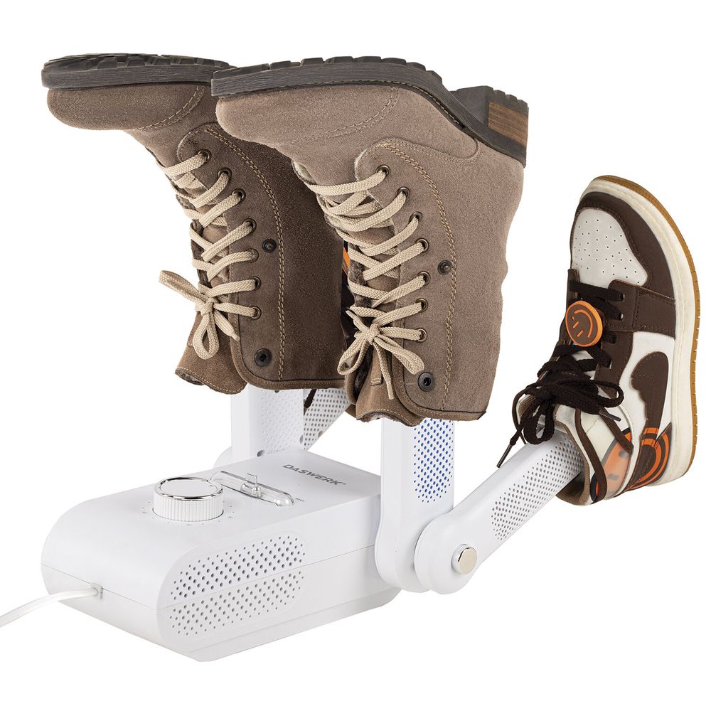 Сушилка для обуви, варежек, перчаток, складная, с подсветкой и таймером, 200 Вт, DASWERK MAXI 