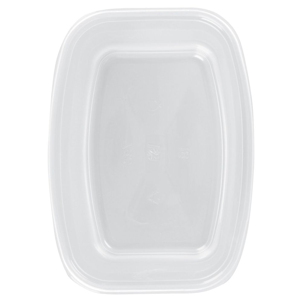 Одноразовый контейнер 750 мл, КОМПЛЕКТ 100 шт., БЕЗ КРЫШКИ, 138х102 мм, прозрачные, ПП