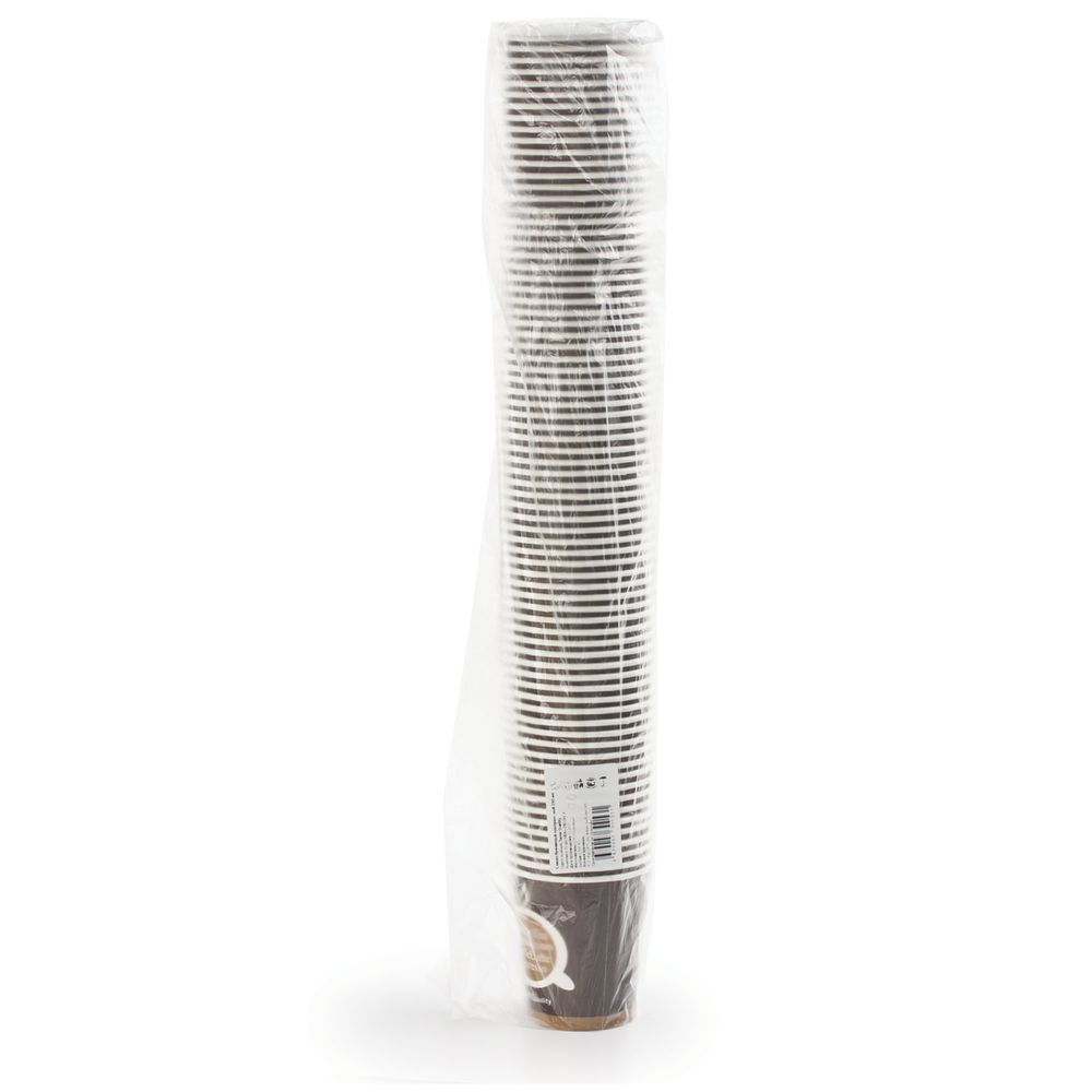 Стакан одноразовый бумажный 250/280 мл, D 80 мм, КОМПЛЕКТ 75 шт., однослойные, Taste Quality, холодное/горячее