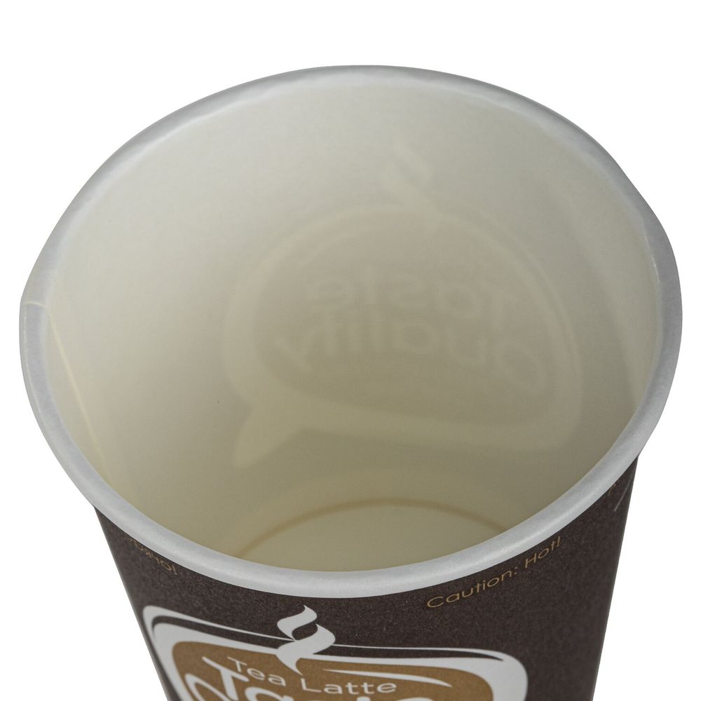 Стакан одноразовый бумажный 250/280 мл, D 80 мм, КОМПЛЕКТ 75 шт., однослойные, Taste Quality, холодное/горячее