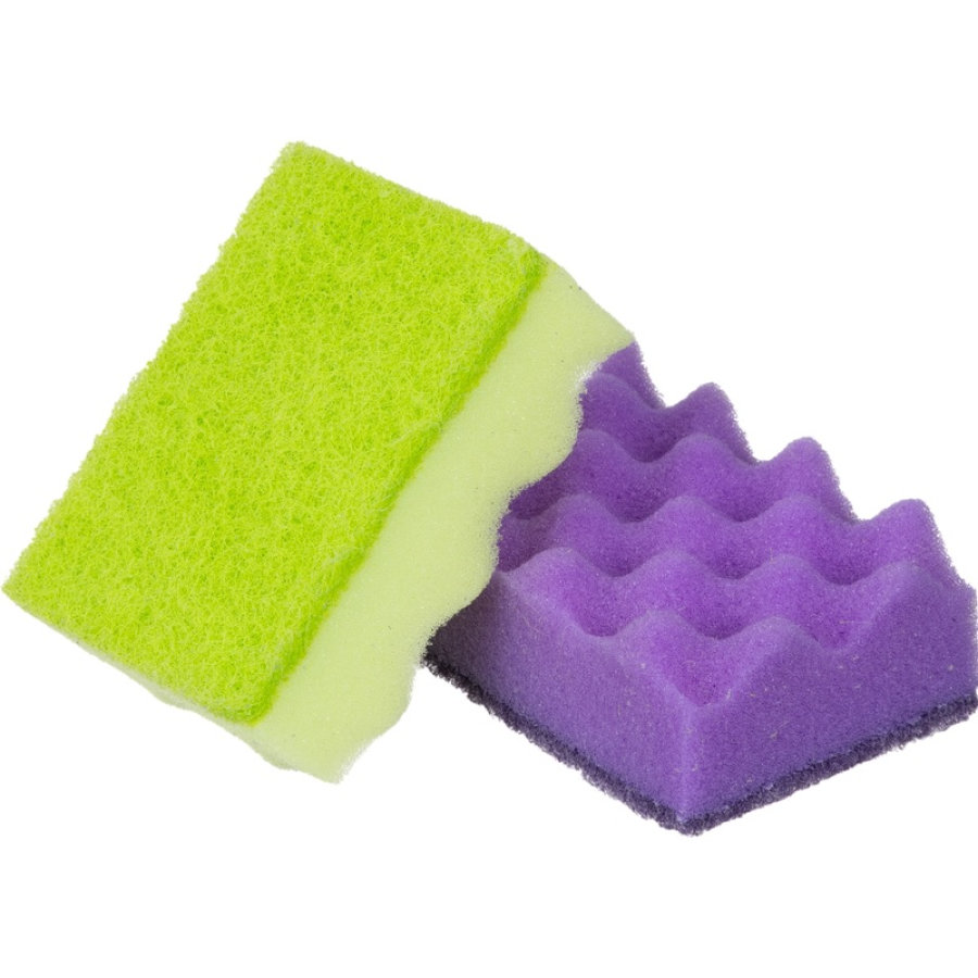 Губка для мытья посуды Master FRESH XL STRONG effect 95х65х35мм 5шт/уп 