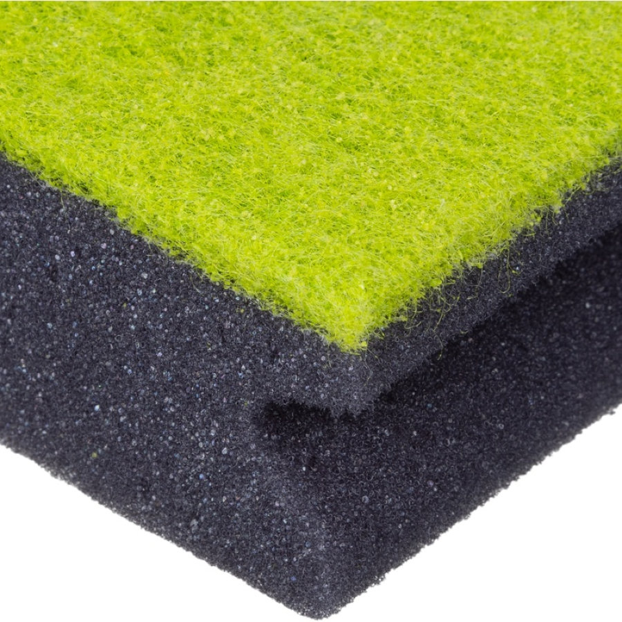 Губки для посуды Master Fresh Black, поролоновые, с абразивным слоем, 96x70x42 мм, 2 шт/уп 
