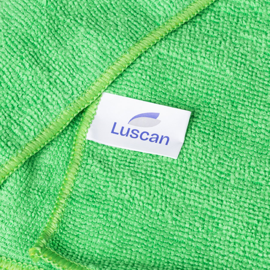Салфетки хозяйственные Luscan микрофибра 40х40 см 220 г/кв.м (4 штуки в упаковке) 