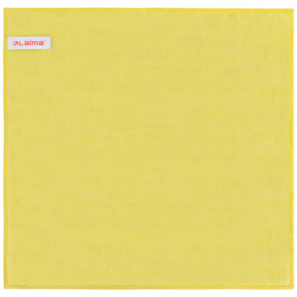 Салфетка из МИКРОФИБРЫ универсальная 40х40 см, КОМПЛЕКТ 4 шт., MULTI PRO COLOUR, 280 г/м2, LAIMA