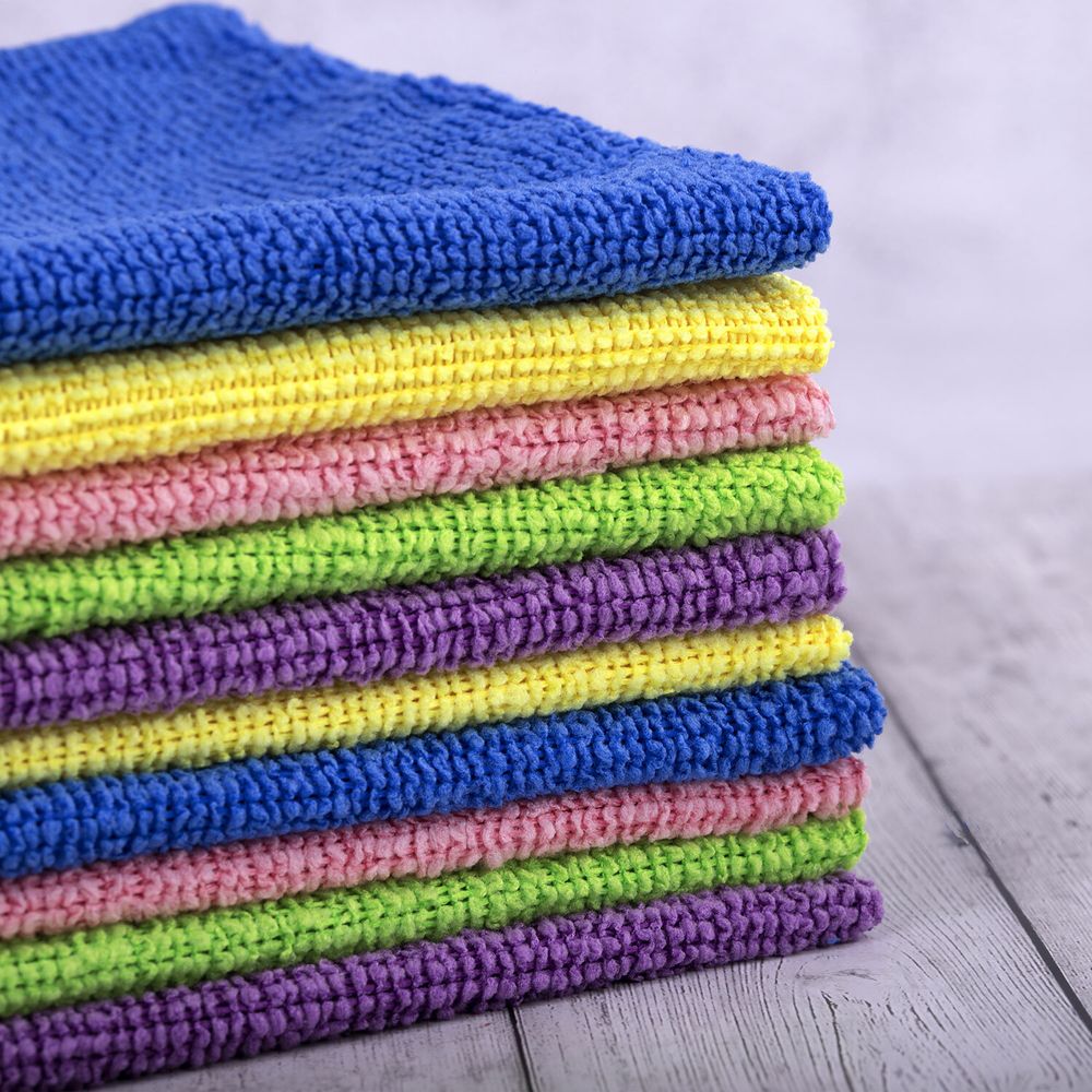 Салфетки из МИКРОФИБРЫ 30х30 см MULTI COLOUR, big pack, КОМПЛЕКТ 10 шт.