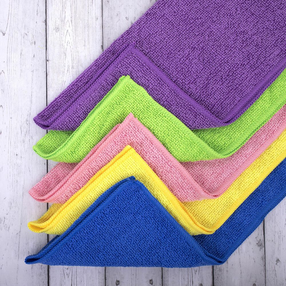 Салфетки из МИКРОФИБРЫ 30х30 см MULTI COLOUR, big pack, КОМПЛЕКТ 10 шт.