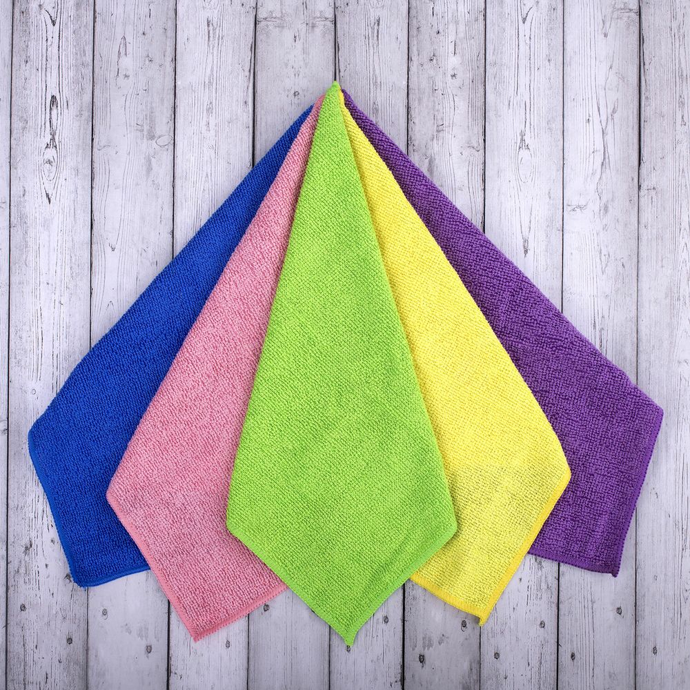 Салфетки из МИКРОФИБРЫ 30х30 см MULTI COLOUR, big pack, КОМПЛЕКТ 10 шт.