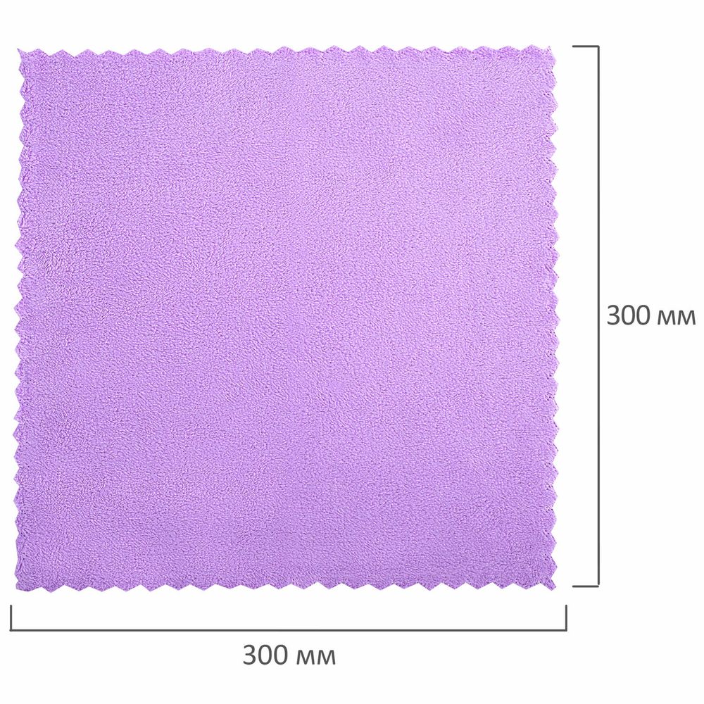 Салфетки из МИКРОФИБРЫ ПЛЮШЕВОЙ 30х30 см, КОМПЛЕКТ 20 шт., PASTEL, ассорти, 250 г/м2, LAIMA HOME