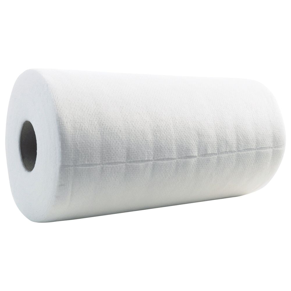 Салфетки универсальные в рулоне 150 шт. СУПЕР ТРЯПКА, 20х23 см, вискоза, 35 г/м2, белые, ЛЮБАША