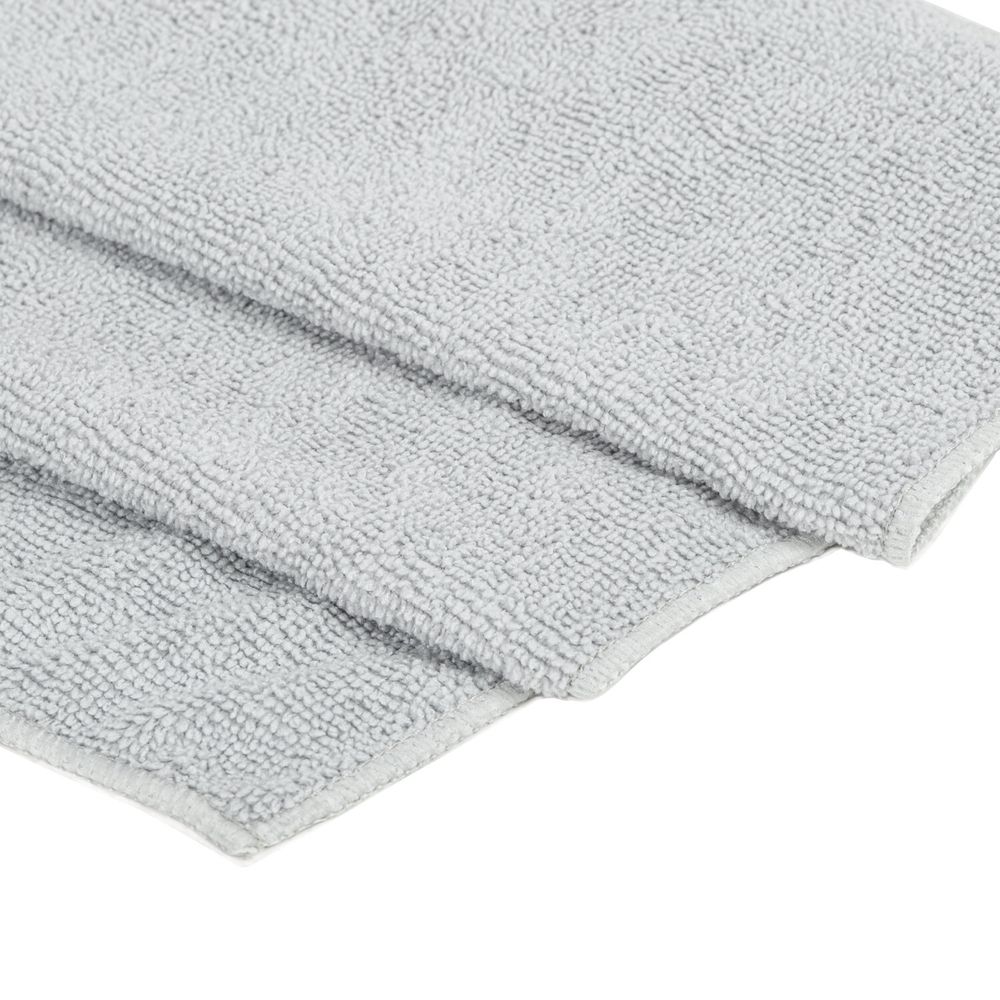 Тряпка для мытья пола из микрофибры 70х80 см "OVERLOCK GREY COLOUR", серая, 220 г/м2, LAIMA HOME