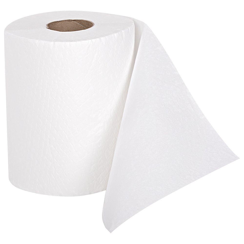 Полотенца бумажные спайка 2 рулона по 80 метров, LAIMA МЕГА РУЛОН, 2 слоя, 20х25 см, 100% целлюлоза