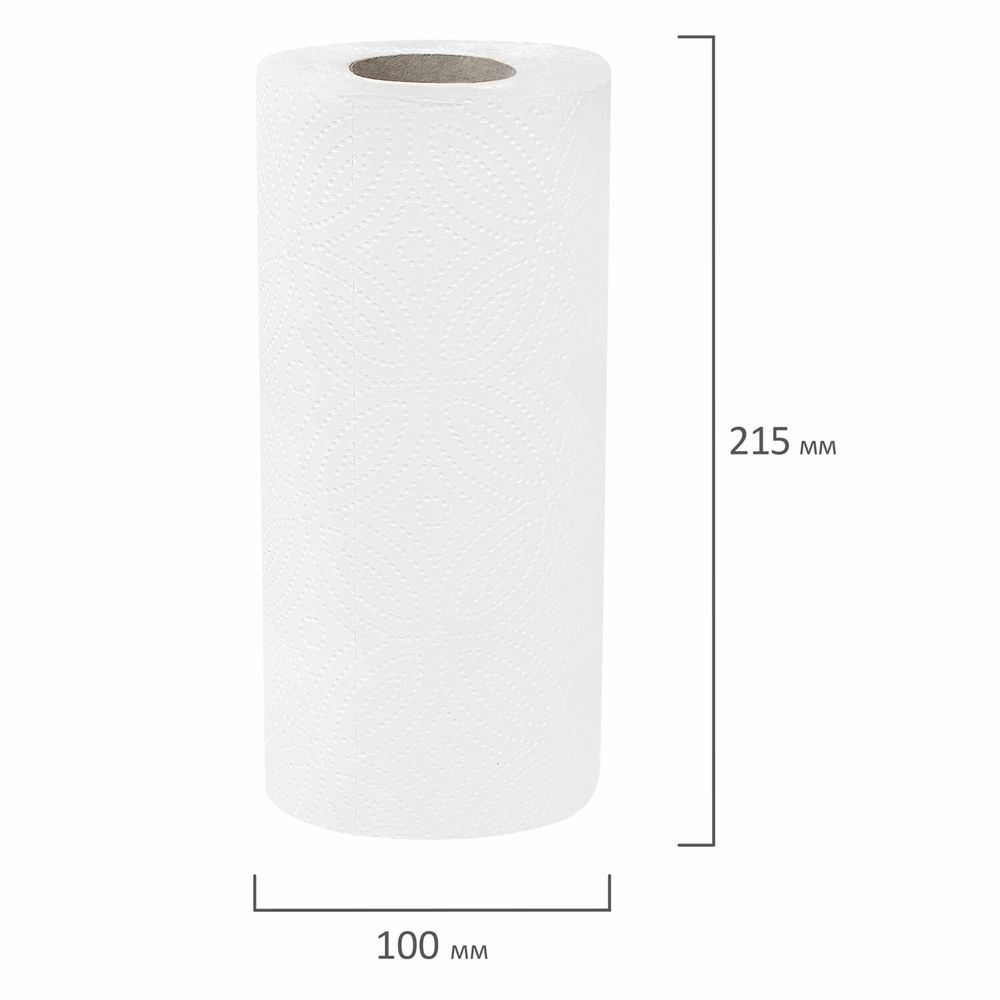 Полотенца бумажные 3-х слойные, 4 рулона по 11 м (отрыв 1/2 листа), LAIMA Deluxe, 100% целлюлоза