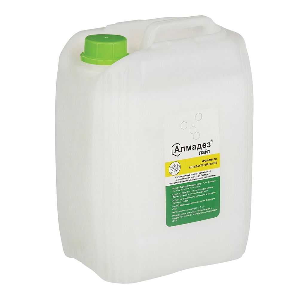 Крем-мыло антибактериальное 5 л АЛМАДЕЗ-ЛАЙТ, крышка