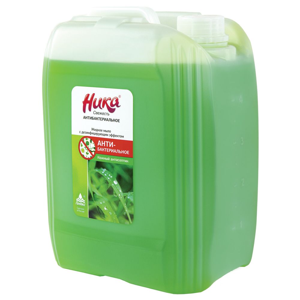 Мыло жидкое дезинфицирующее 5 л, НИКА
