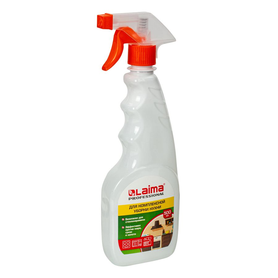 Средство для комплексной уборки кухни 500 мл LAIMA PROFESSIONAL, распылитель