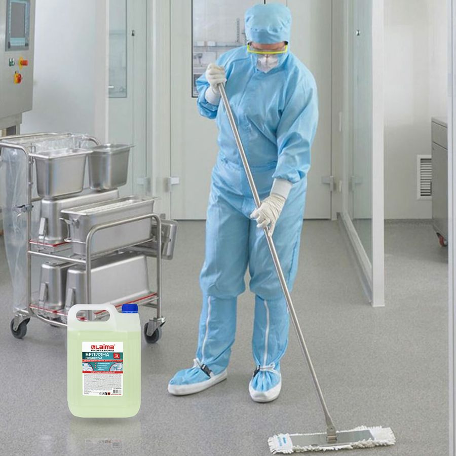 Средство для отбеливания, дезинфекции и уборки 5 л БЕЛИЗНА КОНЦЕНТРАТ (хлора 15-30%), LAIMA PROFESSIONAL