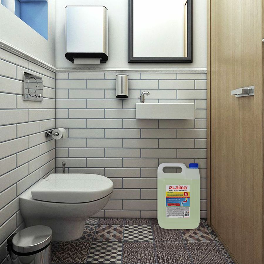 Средство для прочистки канализационных труб 5 л ТРУБОЧИСТ (тип КРОТ), LAIMA PROFESSIONAL