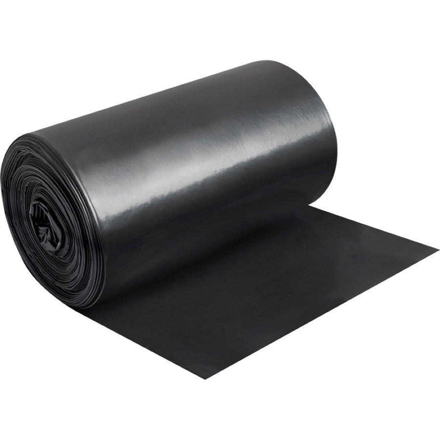 Пакеты для мусора 240 л, Standard, ПВД черные (80 мкм, 10 шт/рулон, 130х85 см) 
