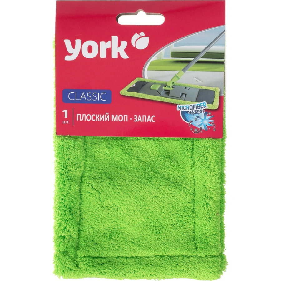 Насадка для швабры плоский МОП 42х13 см, York Классик 081090