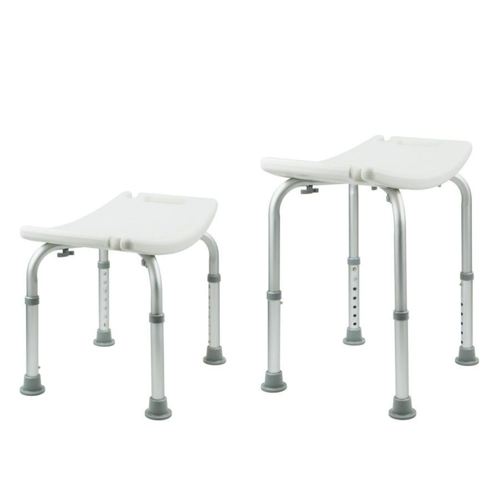 Стул сиденье прямоугольный ТИТАН для купания в душе / ванной, регулировка высоты ножек под любой рост, BRABIX