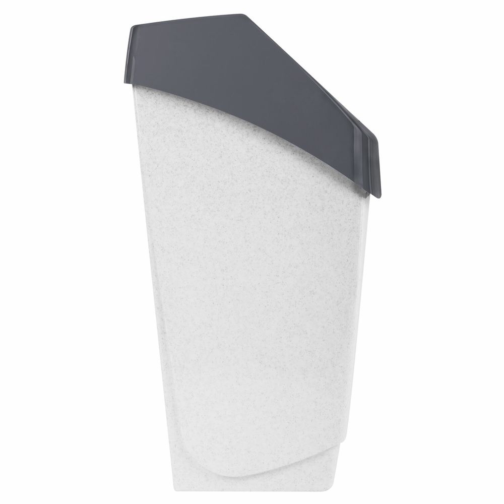 Ведро-контейнер 25 л, с крышкой (качающейся), для мусора,