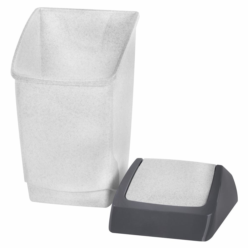 Ведро-контейнер 25 л, с крышкой (качающейся), для мусора,