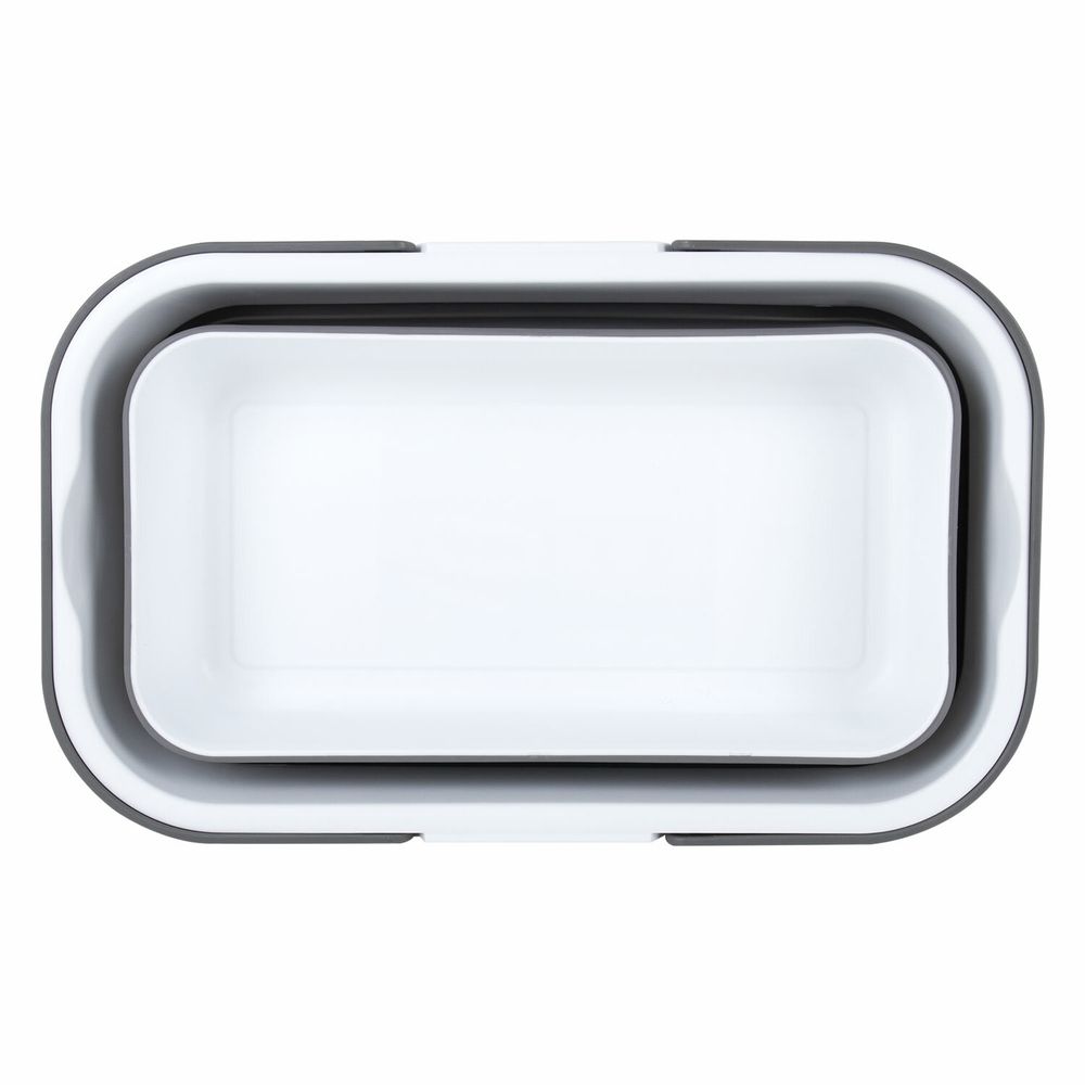 Таз складной силиконовый 16 литров со складными ручками 47х28 см для дома и дачи, LAIMA Home